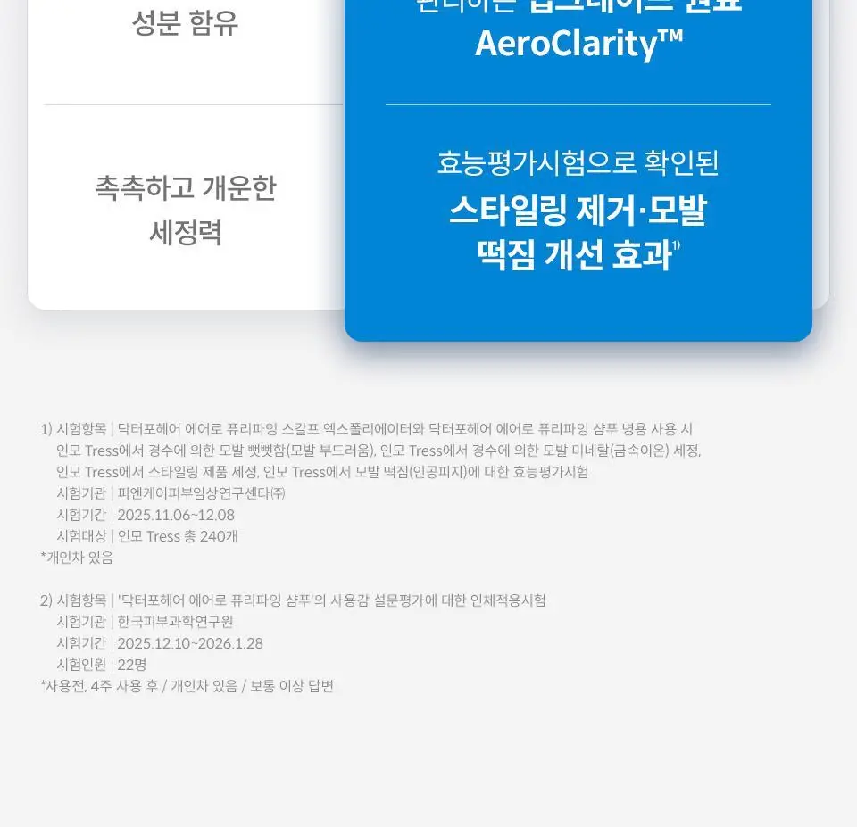 [NEW] 닥터포헤어 에어로 퓨리파잉 샴푸 500ml 상세페이지 22